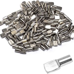 1/4-Inch Shelf Pegs, 1/4", Nickel,100