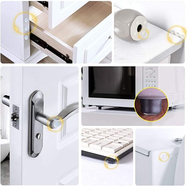 5000-Clear Pcs Cabinet Door Bumpers 6x2, 8x3, 9x5 - Image 5