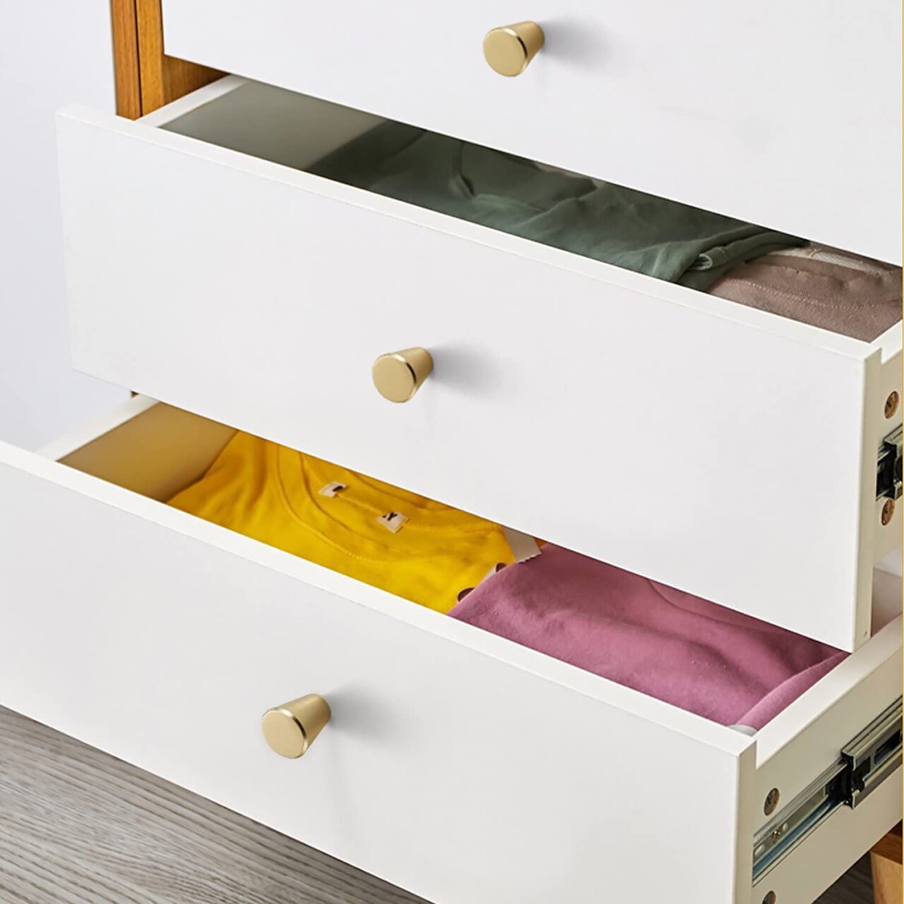 Soft Close Drawer Slides Homdiy Full Extension Drawer Slides Ball Bearing Sides for Cabinets, 100 LB Capacity 12 to 20 inch - Image 5